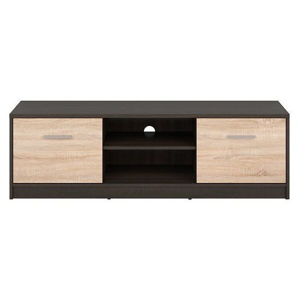 

ТВ тумба BRW Nepo Plus S435-RTV2D-WE/DSO, венге/дуб Сонома