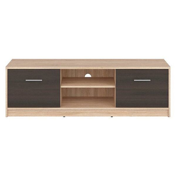 

ТВ тумба BRW Nepo Plus S435-RTV2D-DSO/WE, дуб Сонома/венге