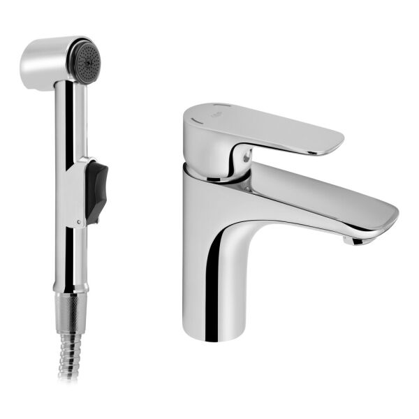 

Смеситель для раковины Qtap Flaja 1510L102C с воронкой для гигиенического душа