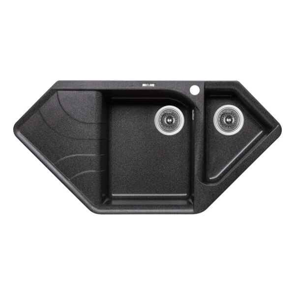

Кухонная мойка з додатковою чашею Lidz 1000x500/225 GRF-13 (LIDZGRF131000500225)
