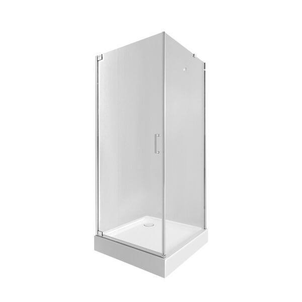 

Набор Qtap душевая кабина Aquarius CRM1099SC6 Clear 90х90 + поддон Unisquare 309915 с сифоном