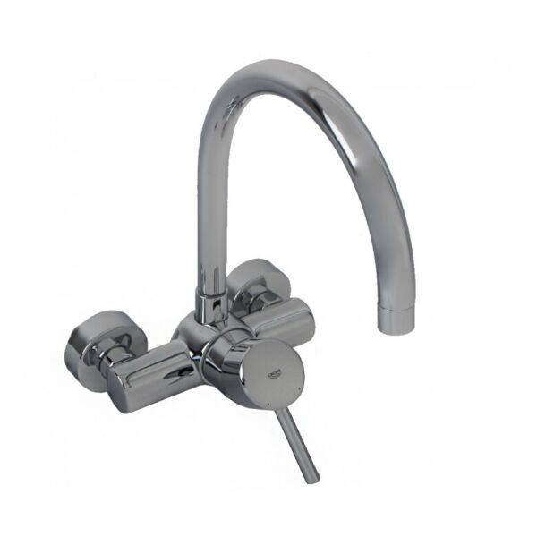 

Кухонный смеситель настенный однорычажный GROHE Concetto 32667001 хром (58155)