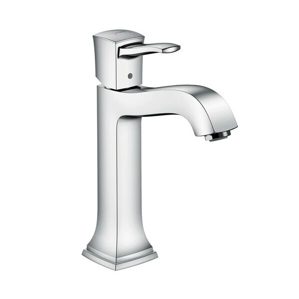 

Смеситель для раковины однорычажный HANSGROHE Metropol Classic 31302000 матовый хром (77640)