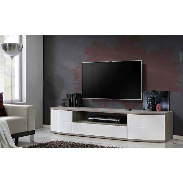 

Тумба под ТВ ASM RTV Ontario II 24 SRW OR2 Дуб Сан-Ремо/Белый глянцевый