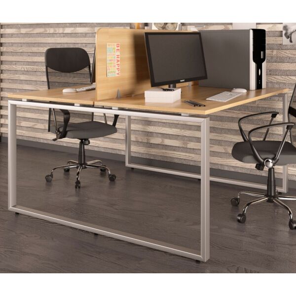 

Стол письменный двойной Loft Design Q140 Дуб Борас (0016-2)
