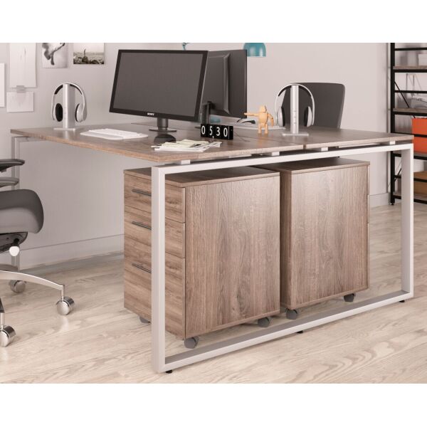 

Стол письменный двойной Loft Design Q140 Дуб Палена (0016-3)