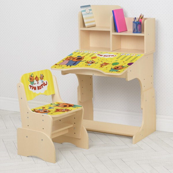 

Парта Bambi W 2071-103-8 Венге,коты