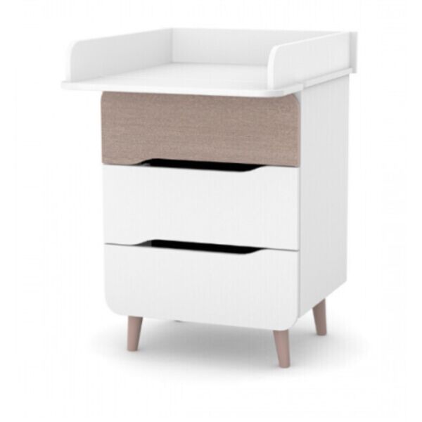 

Комод Верес 600 Сидней со съемным пеленальным блоком Капучино-белый 60х49х79,6 см