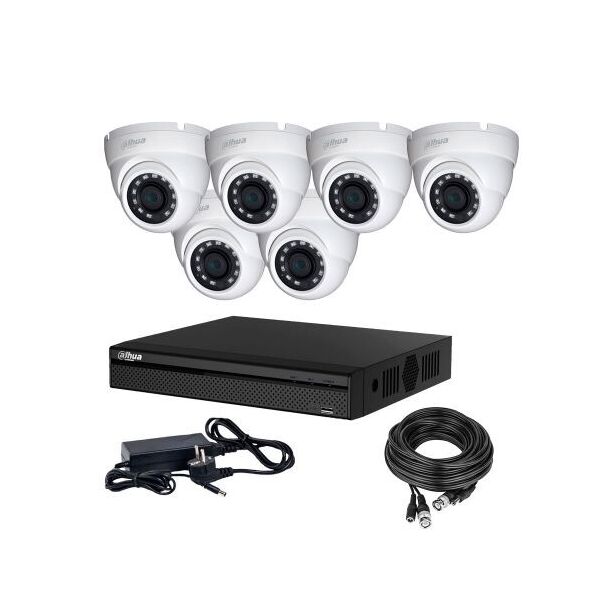 

Комплект видеонаблюдения Dahua HDCVI-6D 2K KIT