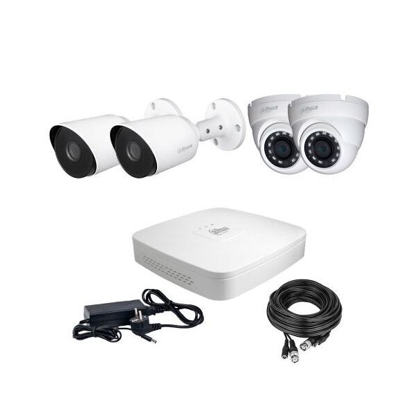 

Комплект видеонаблюдения Dahua HDCVI-22WD 2K KIT + HDD1000