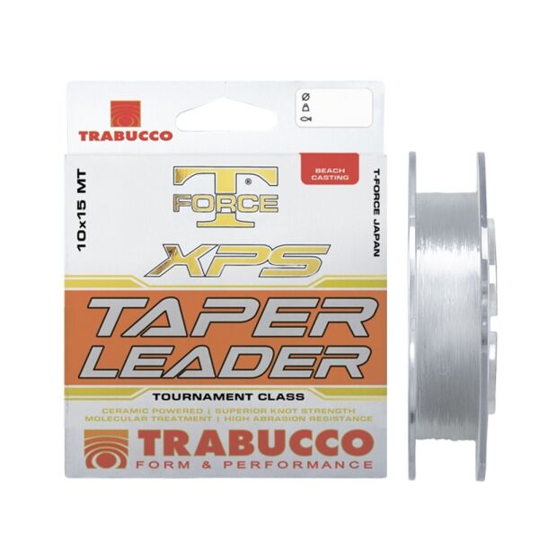 

Леска шок-лидер Trabucco T-Force Taper Leader 0,23-057мм 6,96-32,5кг 10шт