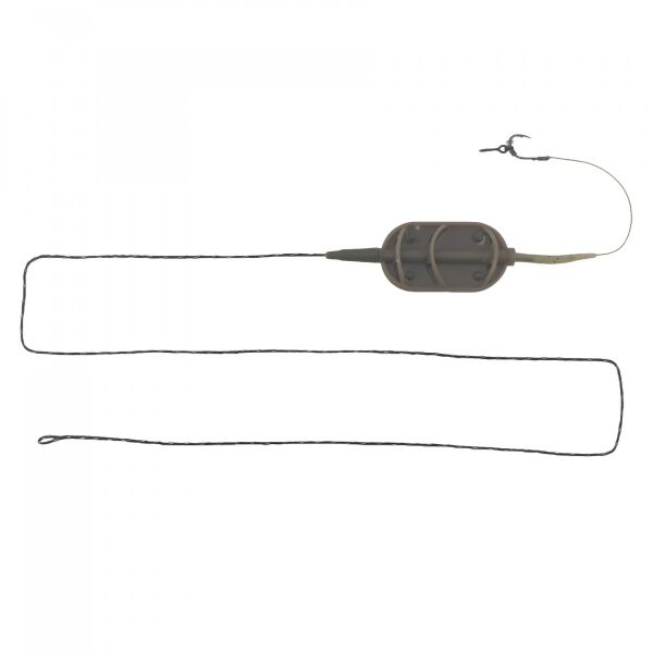 

Оснастка Flat Method Клёвый Дом кормушка 90гр, крючок Hayabusa K1 №6 с винтом