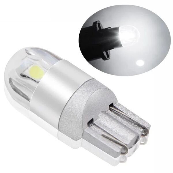 

Светодиодная лампа T10 W5W Серебряный 12V DRL 3030 SMD 194 168 COB 6000К (28112042110)