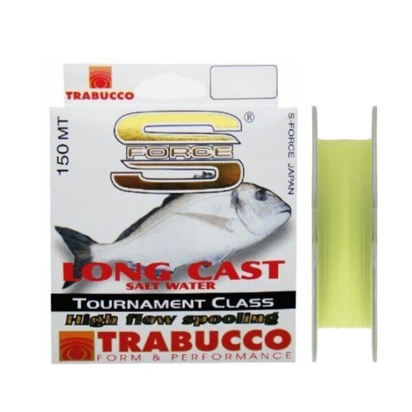 

Леска Trabucco S-Force Long Cast 150м 0,3мм 12,06кг