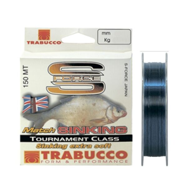 

Леска Trabucco S-Force Match Sinking 0,18мм 4,55кг 150м