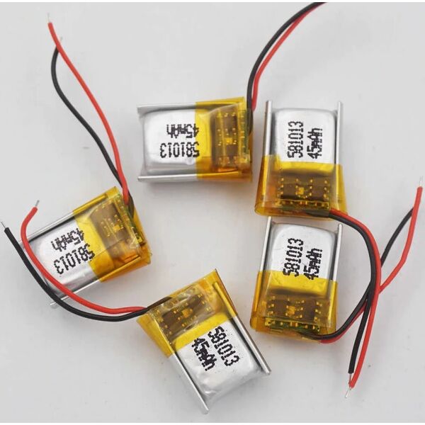 

Аккумулятор 581013 Li-Pol для Bluetooth гарнитуры Серебристый 45mah 3.7V (1402214212)