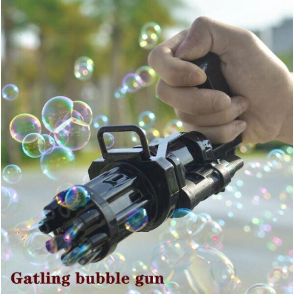 

Пулемет для мыльных пузырей пистолет Bubble gun Gatling автомат