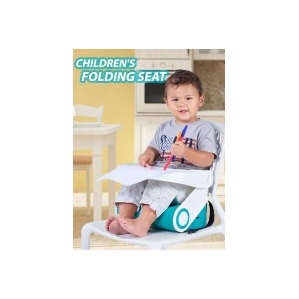 

Стульчик бустер для кормления трансформер за стол в авто на пол Childrens Folding Seat