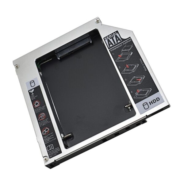 

Карман для второго HDD/SSD вместо DVD (Optibay Caddy 12.7мм)