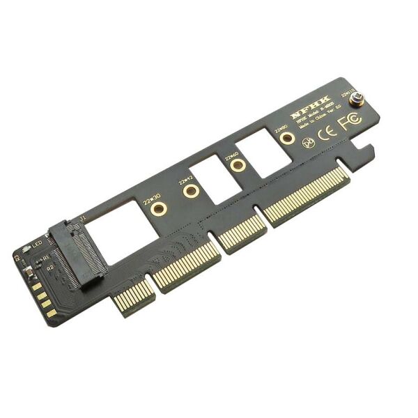 

Адаптер M.2 NVMe SSD NGFF to PCIe 3.0 X4/X8/X16 22110 (NFHK)