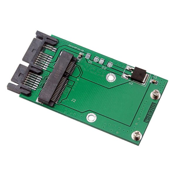 

Переходник micro SATA 1.8" HDD на mSATA mini PCIe SSD (7+7+2pin)