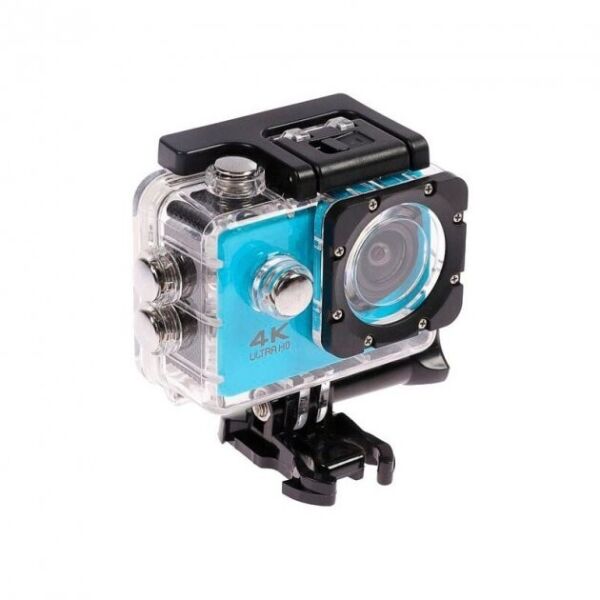 

Видеокамера Экшн камера Action Camera D-800 4K с аквабоксом для подводной съемки Черный/Голубой