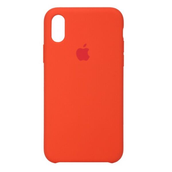 

Чехол Silicone Case для Apple iPhone X / XS Оранжевый Orange