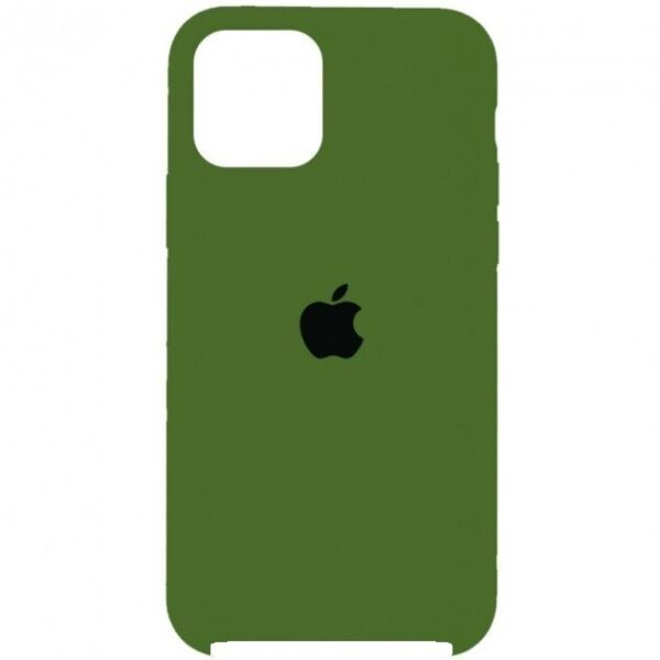 

Чехол Silicone Case для Apple iPhone 11 Зеленый Army green