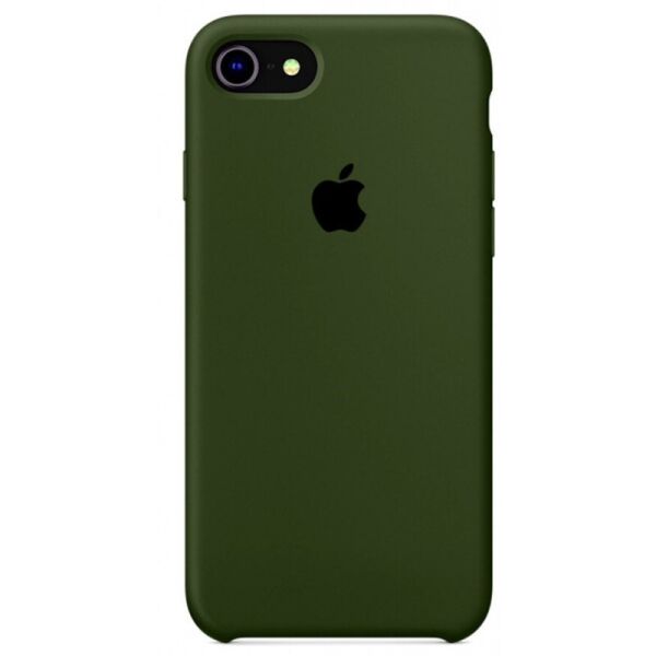 

Чехол Silicone Case для Apple iPhone 7/7S/8/SE 2020 Зеленый Army green