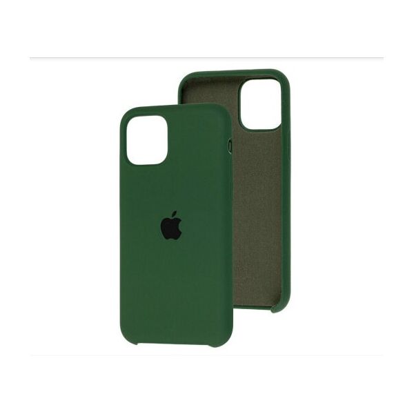 

Чехол Silicone Case для Apple iPhone 12/12 Pro Атровиренс Atrovirens