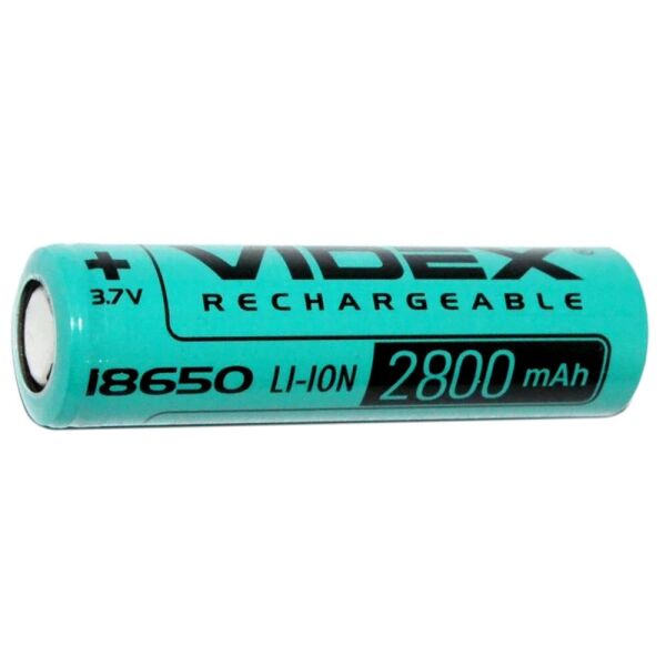 

Аккумулятор 18650 VIDEX 2800 mAh Li-ion Без Защиты
