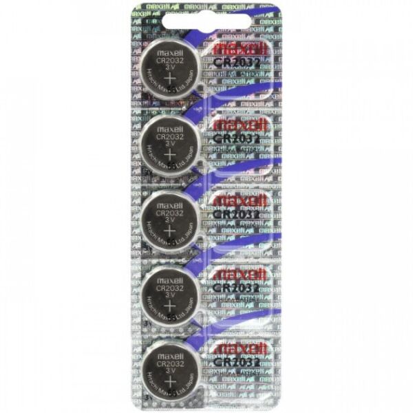 

Батарейка дисковая Maxell CR 2032 (CR2032) 3V блистер 5 шт.
