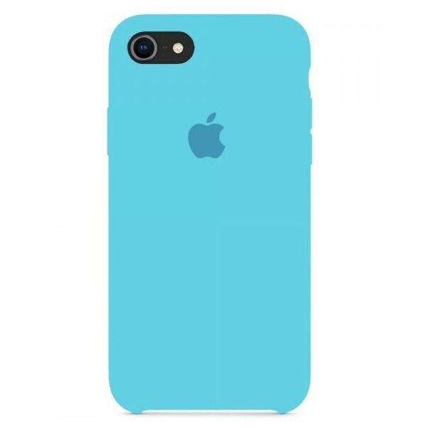 

Чехол Silicone Case для Apple iPhone 7/7S/8/SE 2020 Морская волна Sea blue