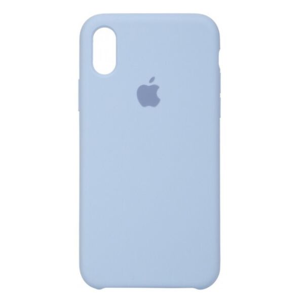 

Чехол Silicone Case для Apple iPhone X / XS Голубой Lilac