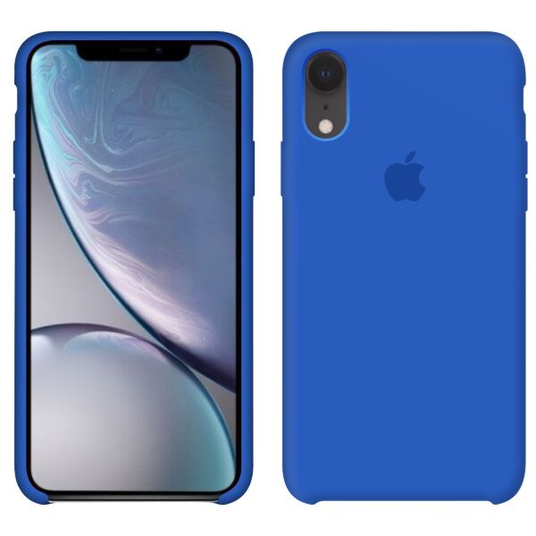 

Чехол Silicone Case для Apple iPhone XR Королевский синий Royal blue