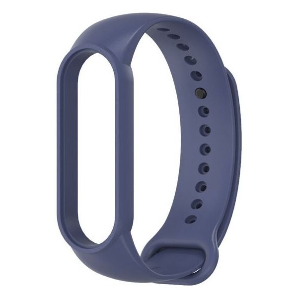 

Ремешок для фитнес браслета Mi Band 5/6 силиконовый темно-синий dark blue