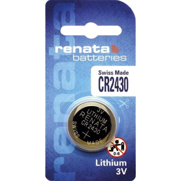 

Батарейка дисковая Renata CR 2430 (CR2430) Lithium, 3V