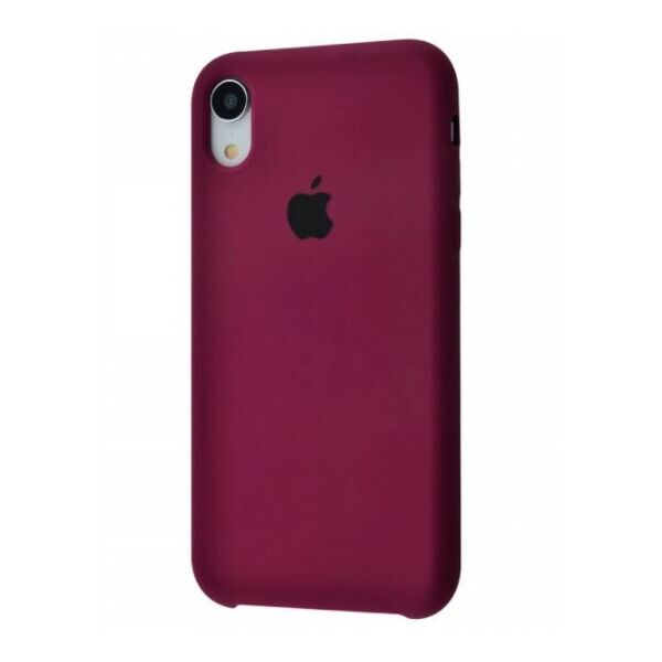 

Чехол Silicone Case для Apple iPhone XR Марсала Marsala
