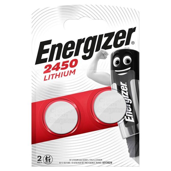 

Батарейка литиевая Energizer CR 2450 Lithium (CR2450) 3V 2шт.