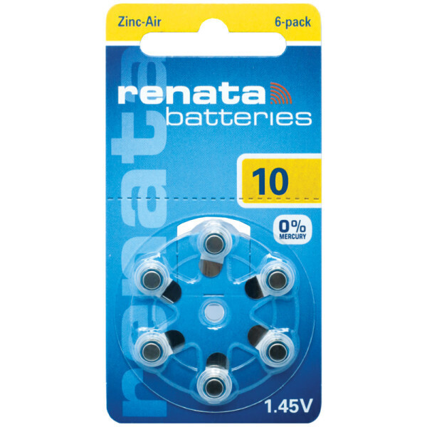 

Батарейка Renata 10 для слухового аппарата