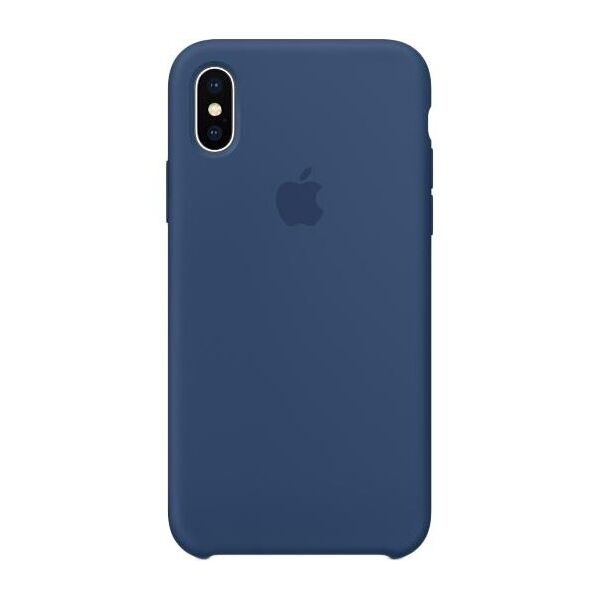 

Чехол Silicone Case для Apple iPhone X / XS Синий кобальт Blue cobalt