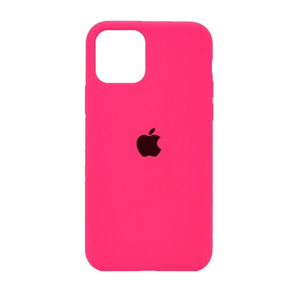 Акция на Чехол Silicone Case для Apple iPhone 12/12 Pro Яркий розовый Shiny Pink от Allo UA