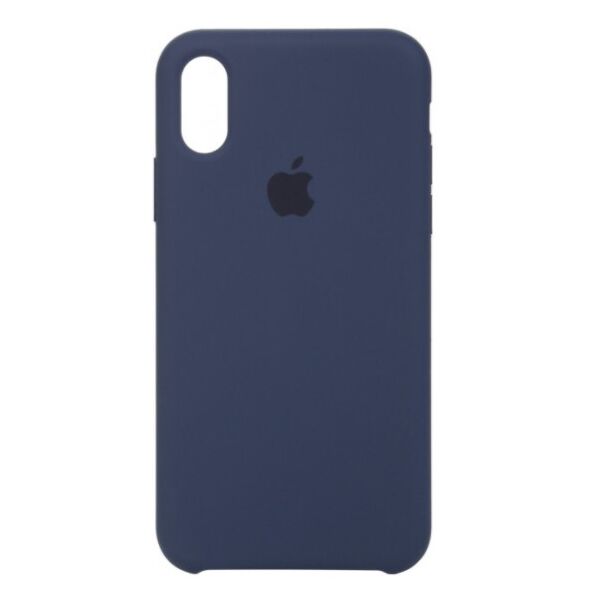 

Чехол Silicone Case для Apple iPhone X / XS Синий Navy blue