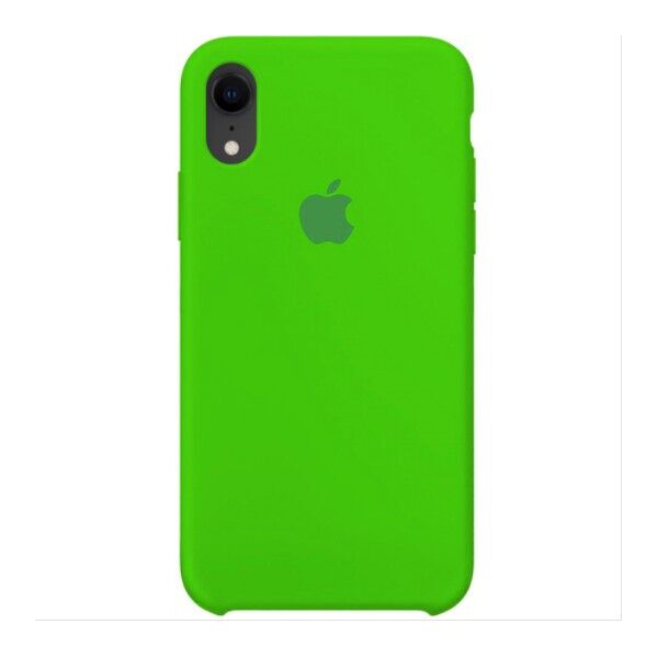

Чехол Silicone Case для Apple iPhone XR Зеленый газон Lawn green
