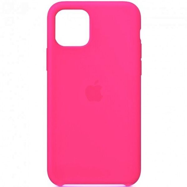 

Чехол Silicone Case для Apple iPhone 11 Яркий розовый Shiny Pink