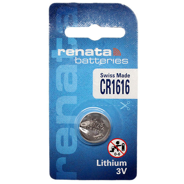 

Батарейка дисковая Renata CR 1616 (CR1616) Lithium, 3V