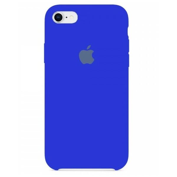 

Чехол Silicone Case для Apple iPhone 7/7S/8/SE 2020 Яркий синий Shiny blue