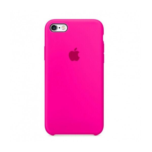 

Чехол Silicone Case для Apple iPhone 6/6S Яркий розовый Shiny pink