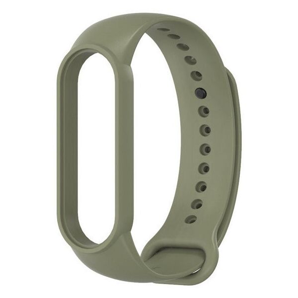 

Ремешок для фитнес браслета Mi Band 5/6 силиконовый хаки khaki