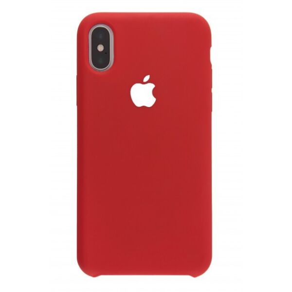 

Чехол Silicone Case для Apple iPhone X / XS Бегония Begonia red